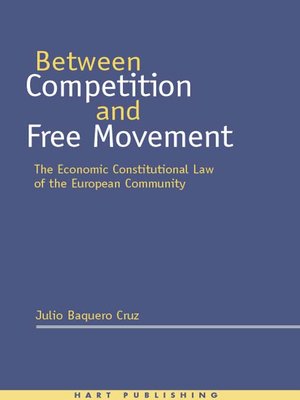 cover image of Between Competition and Free Movement